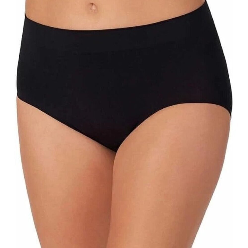 NEW Carole Hochman Women's L Seamless Brief 5-Pack Silky Soft Full Coverage
